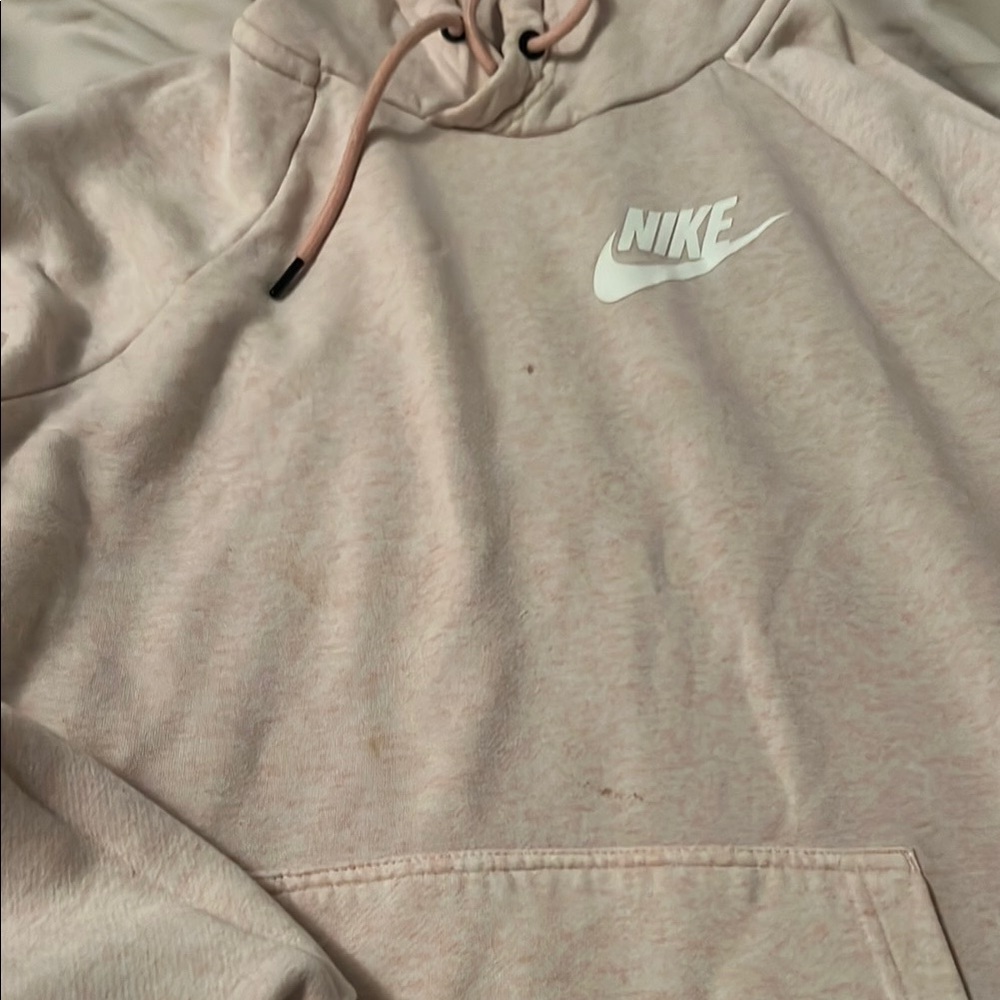 Nike Women's Pink Hoodie Sweater